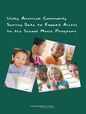 cover image of Using American Community Survey Data to Expand Access to the School Meals Programs